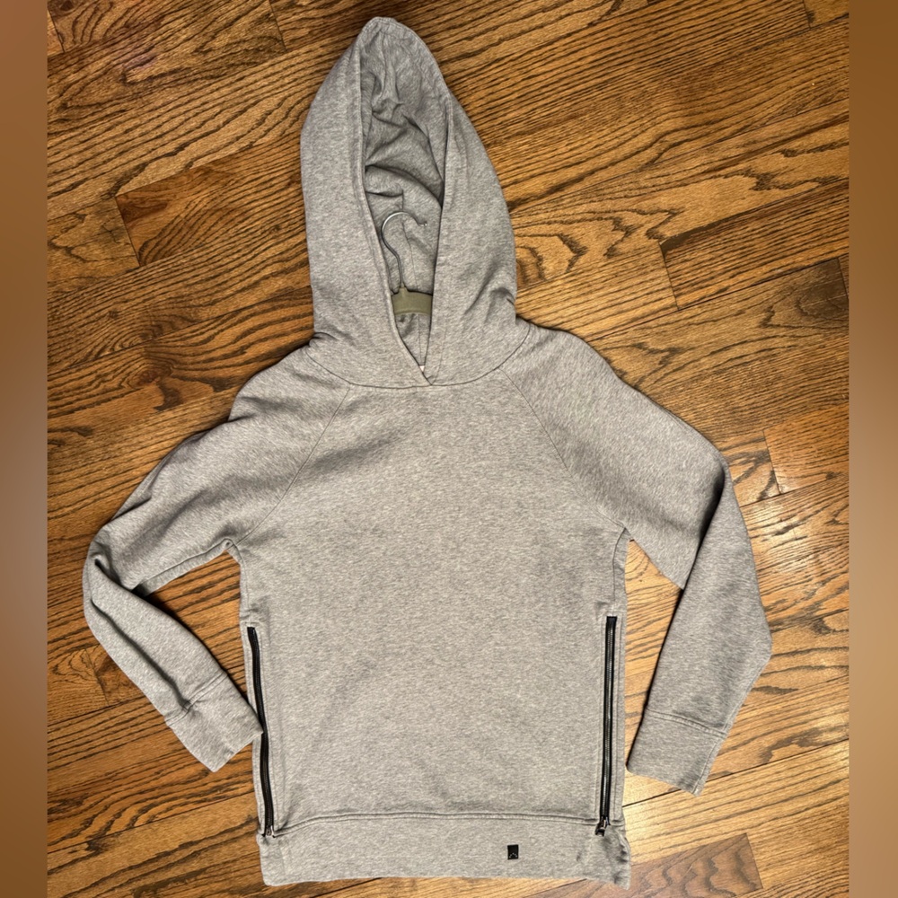 Varley Gray Zip Pocket Hoodie Sweatshirt Women’s Small